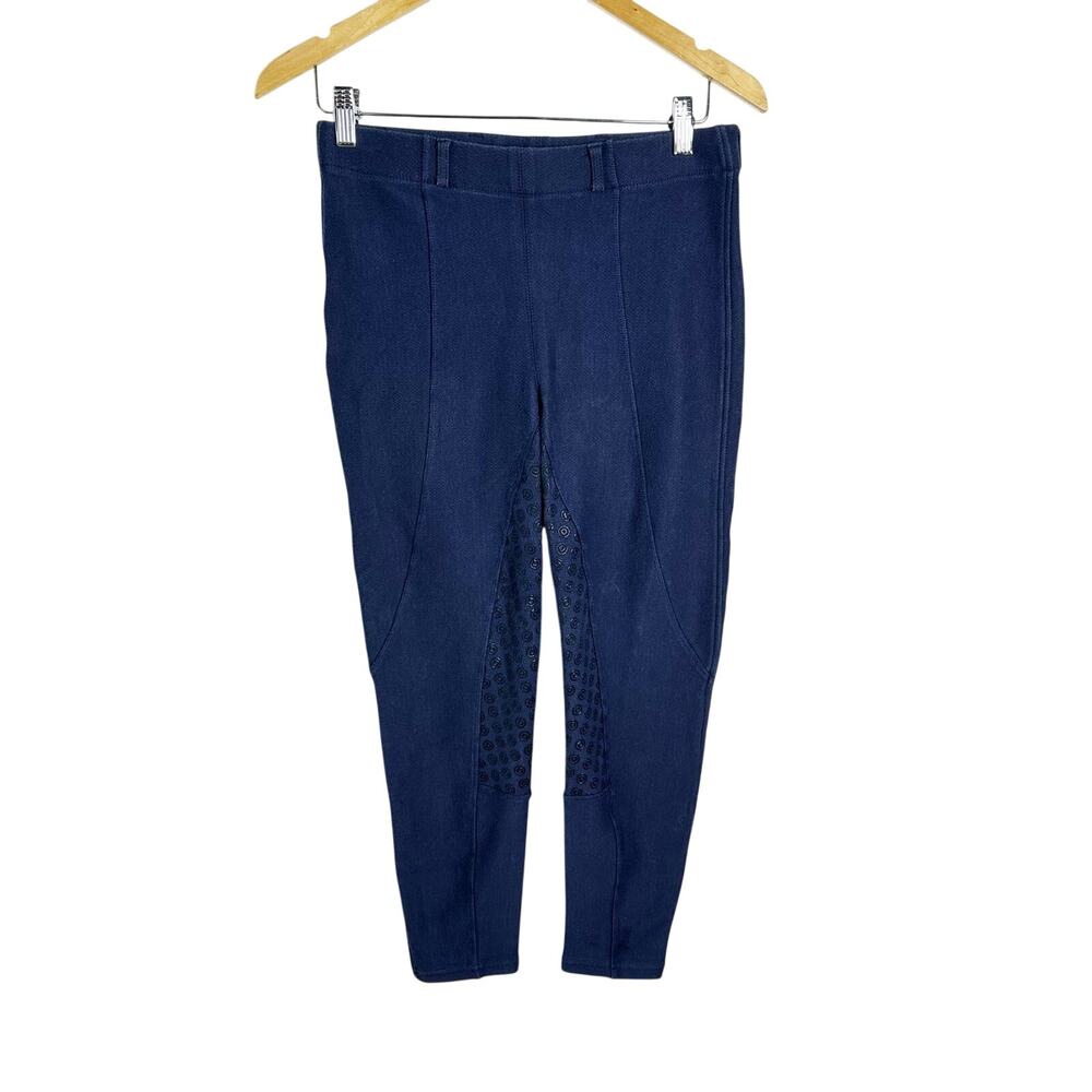 Dublin Cool It Gel Full Seat Riding Tights Navy Equestrian Breeches Womens 12 30